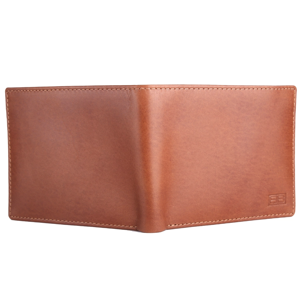 Brooklyn Bridge Best Slim Genuine Leather Wallet for Men – VT Leather RFID Blocking Bifold Gift Set-BB-MW-789-CW-FG-VT-BROWN 2