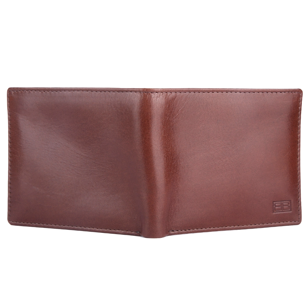 Brooklyn Bridge Best Slim Genuine Leather Wallet for Men – VT Leather RFID Blocking Bifold Gift Set-BB-MW-789-CW-FG-VT-BROWN 1