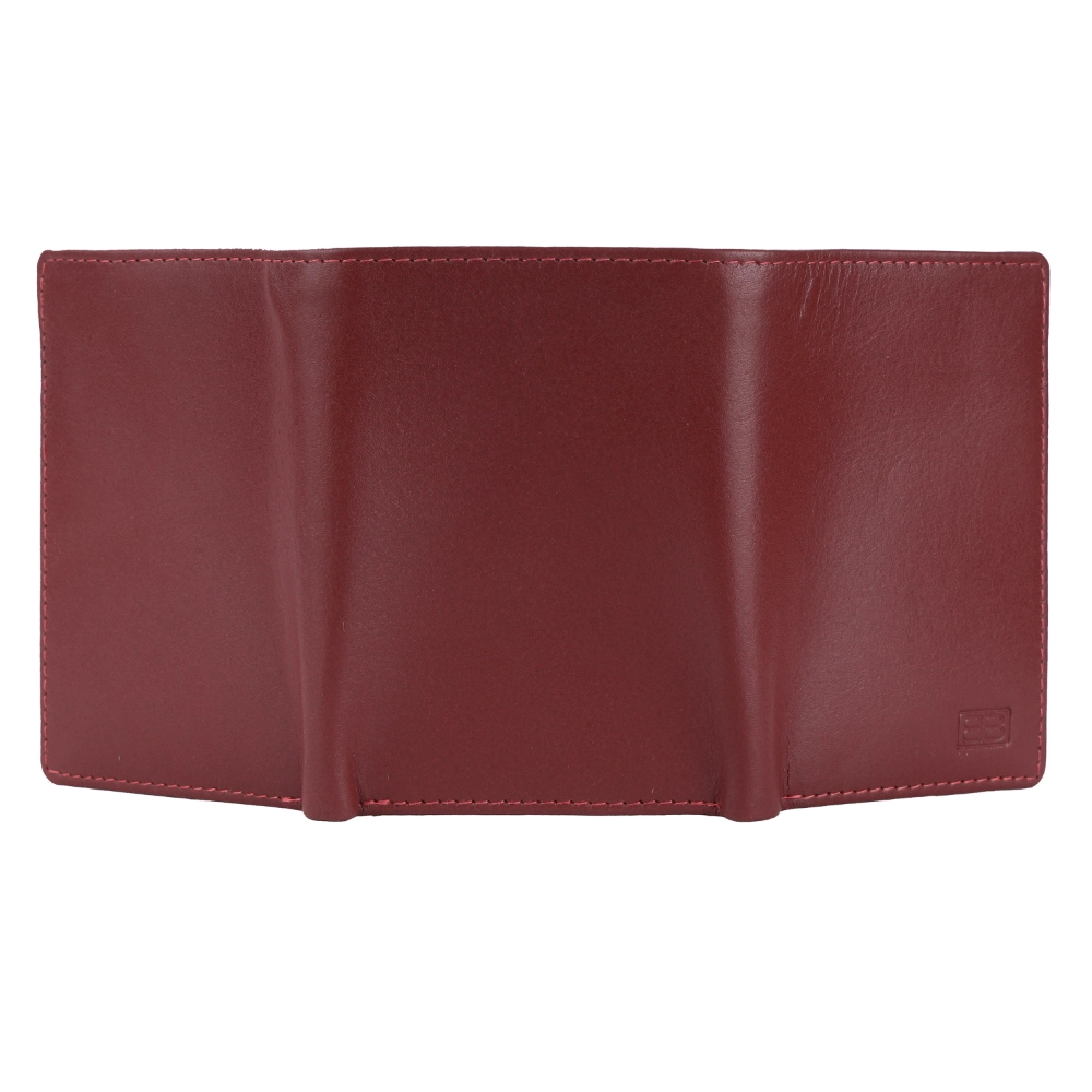 Brooklyn Bridge Genuine Leather Trifold Wallet for Men RFID Card Holder Gift Wallet BB-MW-792-CW-FG-NL-YS-BROWN 2