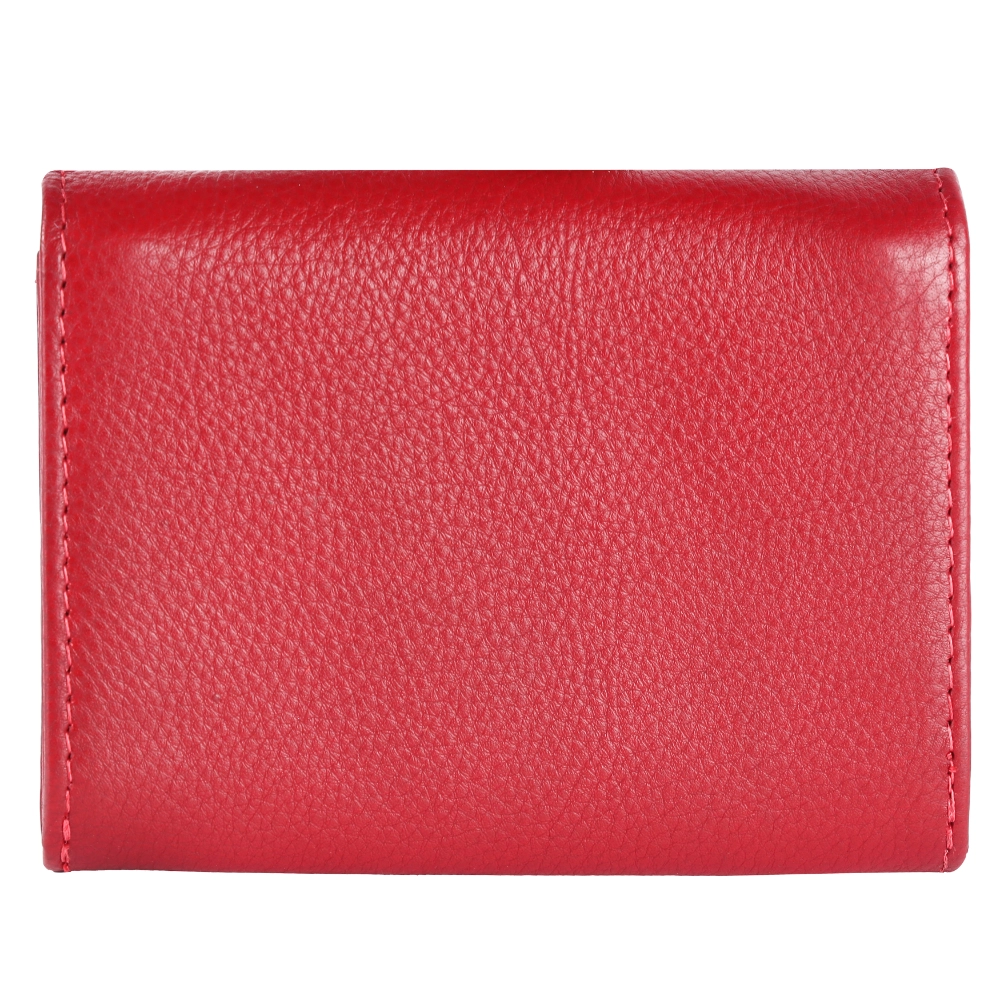Brooklyn Bridge Slim Genuine Leather RFID Card Holder Wallet for Men & Women - Compact Travel Money Organizer-BB-CH-790-CW-FG-NL-YS-RED 1