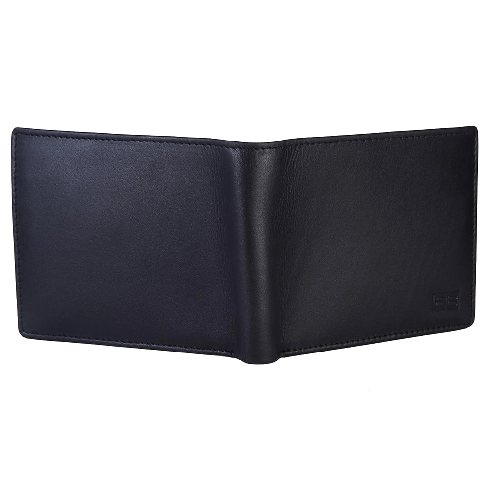 Brooklyn Bridge Genuine Leather Wallet for Men with Coin Pocket – RFID Slim Bifold Wallet BB-MW-790-CW-FG-VTL-YS-BLACK 1