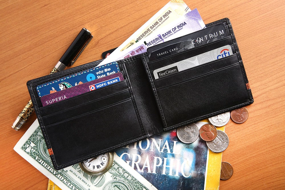 Brooklyn Bridge Genuine Leather Slim Wallets for Men – Minimalist RFID Blocking Bifold Front Pocket Wallet BB-MW-794-CW-FG-VTL-YS-BLACK 1