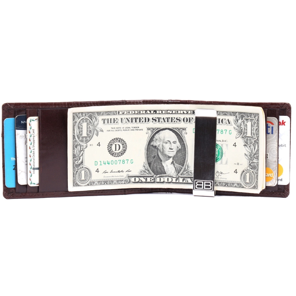 RFID Protected Leather Money Clip Wallet for Men - Image 15