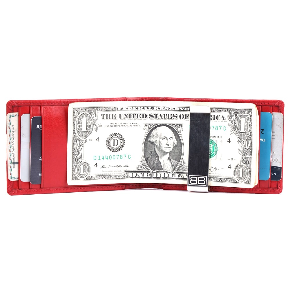 RFID Protected Leather Money Clip Wallet for Men - Image 7