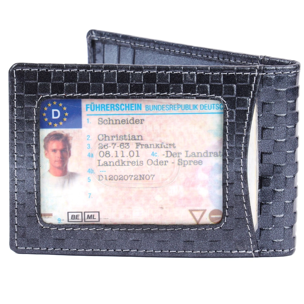 RFID Protected Leather Money Clip Wallet for Men - Image 4