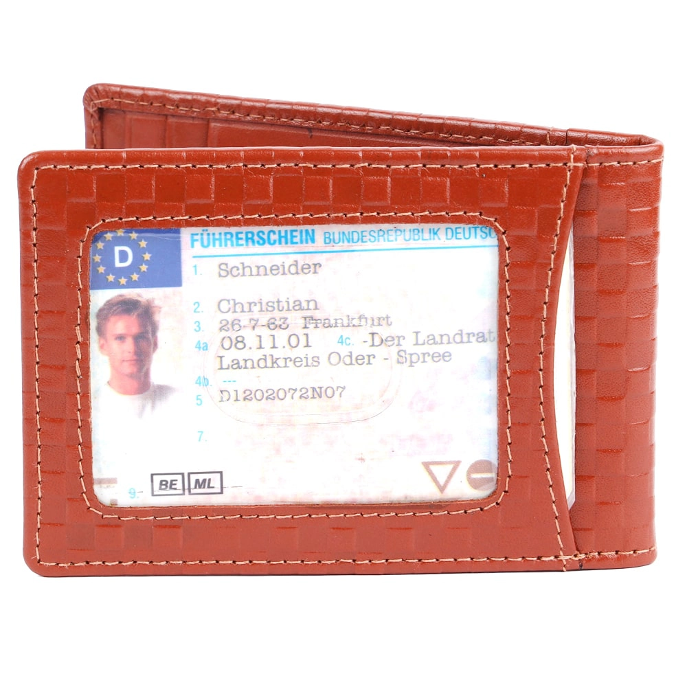RFID Protected Leather Money Clip Wallet for Men - Image 12