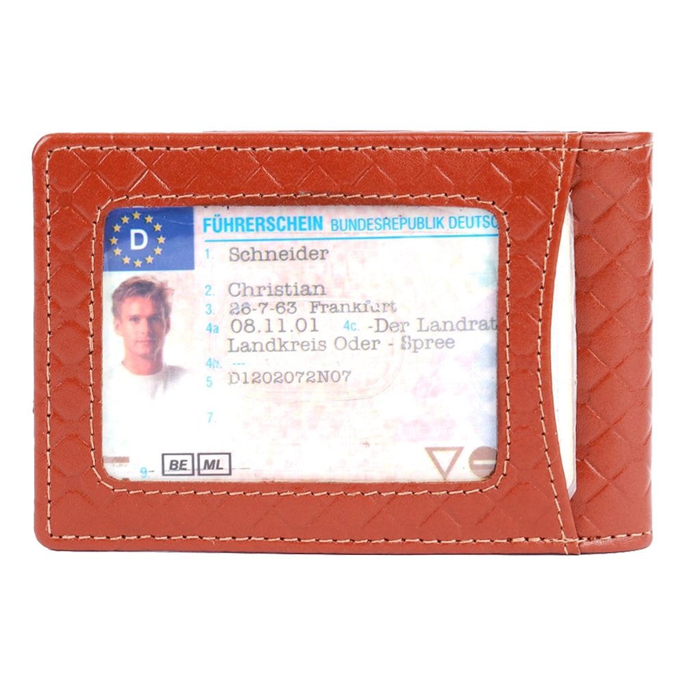 Slim RFID Money Clip Wallet | Leather Card Holder for Men - Image 8