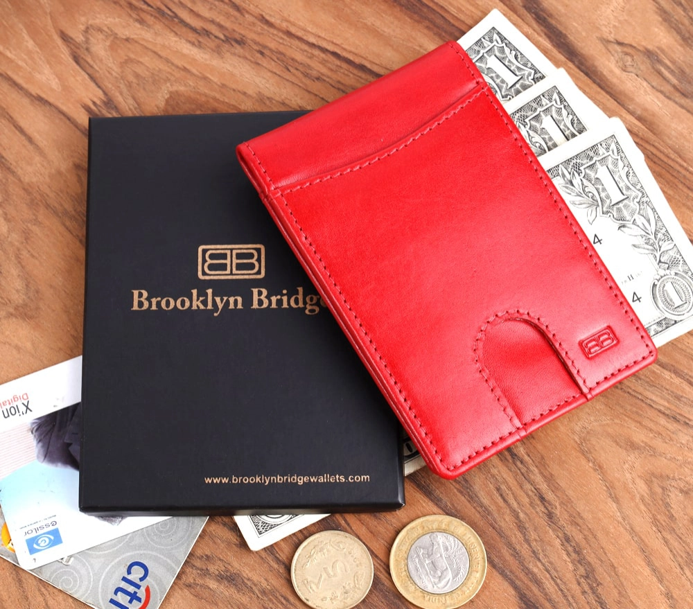 RFID Protected Leather Money Clip Wallet for Men | Slim - Image 9