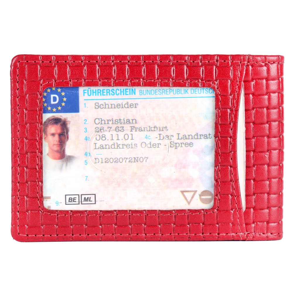 Leather RFID Protected Money Clip Wallet | Front Pocket - Image 9