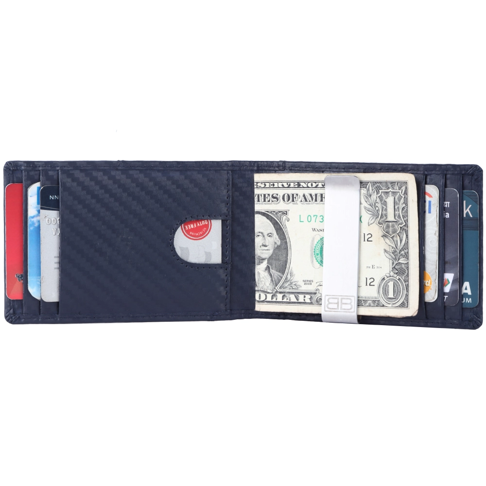RFID Protected Money Clip Wallet for Men with Card Holder - Image 3