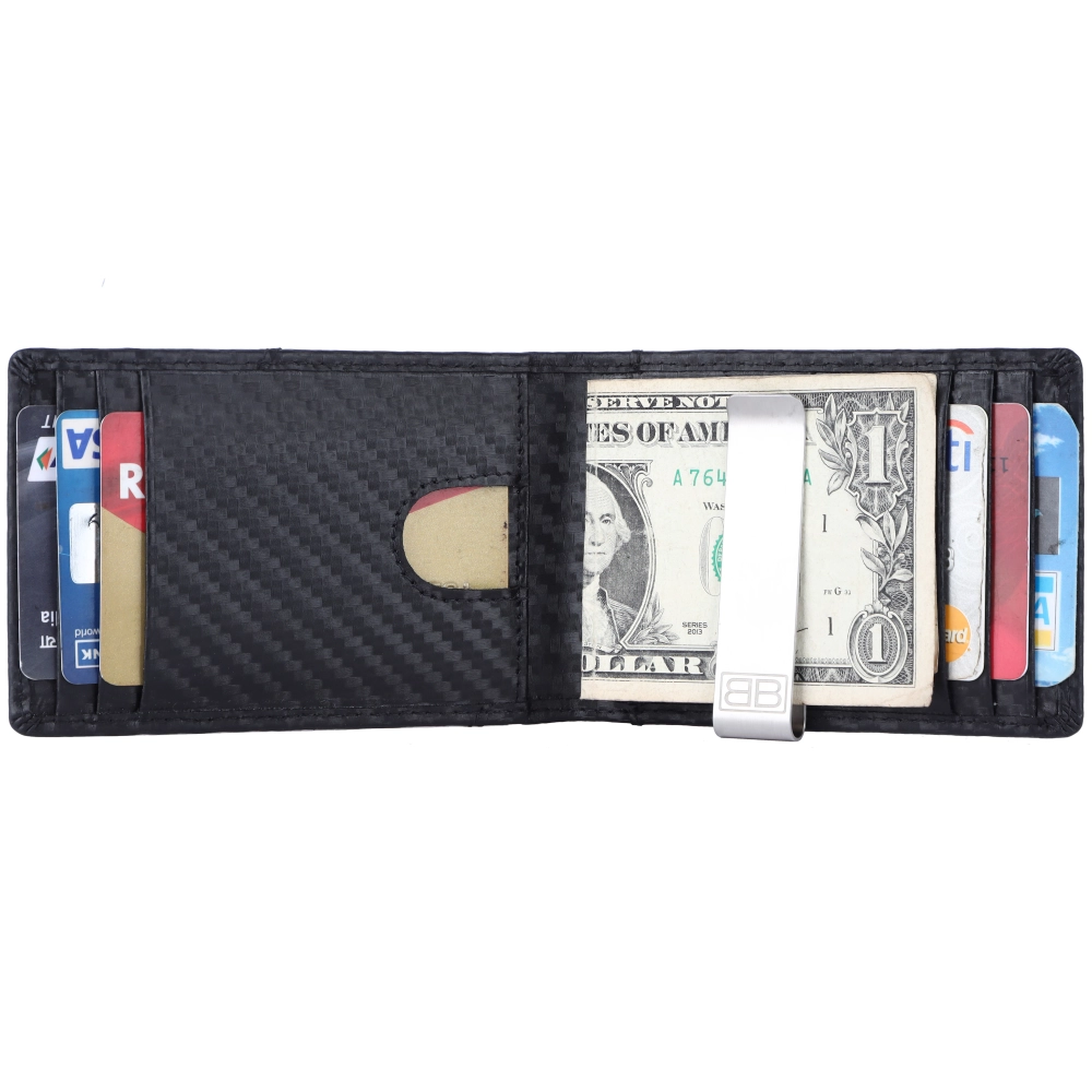 RFID Protected Money Clip Wallet for Men with Card Holder - Image 7