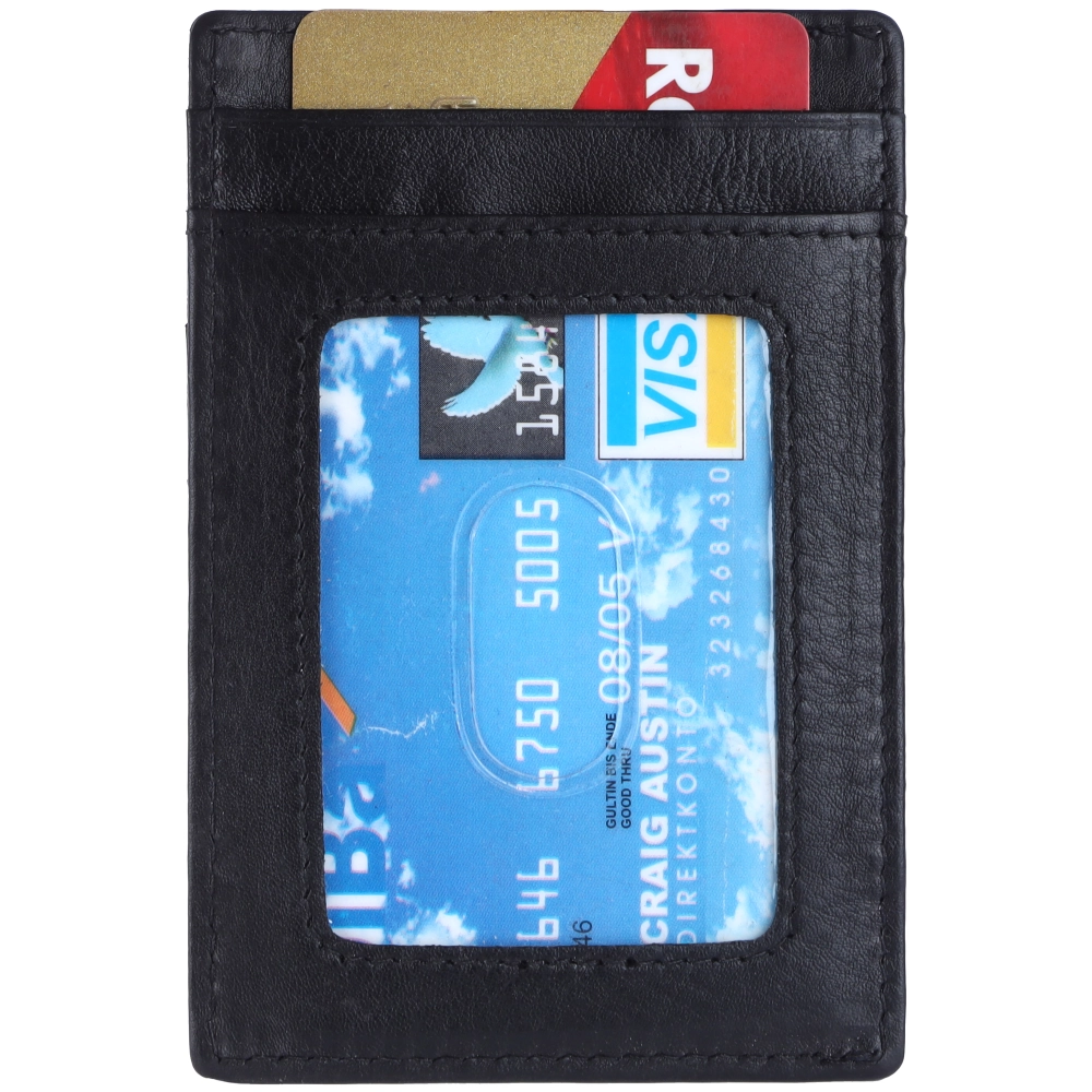 RFID Protected Leather Card Holder Wallet for Men & Women - Image 9