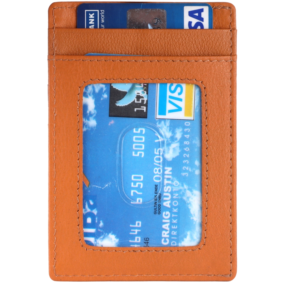 RFID Protected Leather Card Holder Wallet for Men & Women - Image 6