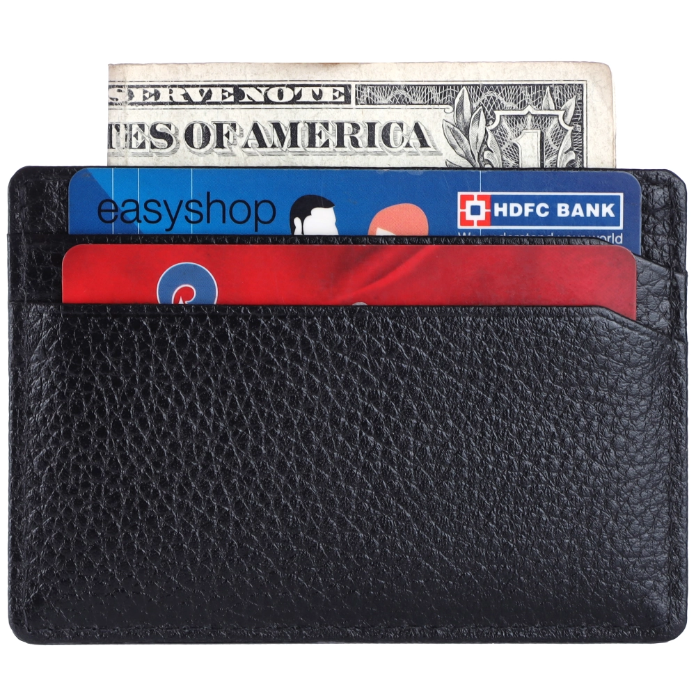 RFID Protected Leather Card Holder Wallet for Secure Storage - Image 9