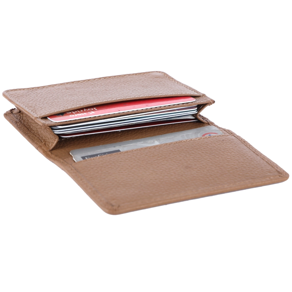 Premium RFID Protected Leather Card Holder Slim Wallet - Image 23