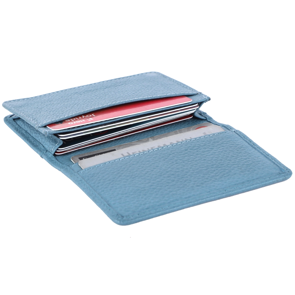 Premium RFID Protected Leather Card Holder Slim Wallet - Image 11