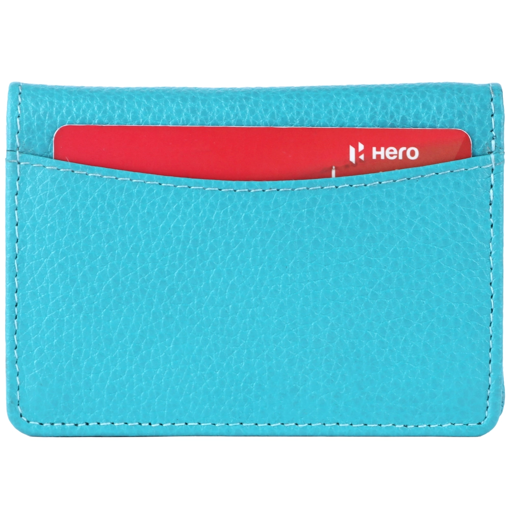 Premium RFID Protected Leather Card Holder Slim Wallet - Image 8