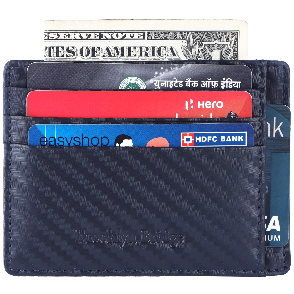RFID Protected Card Holder Wallet | Slim Credit Card Case - Image 2