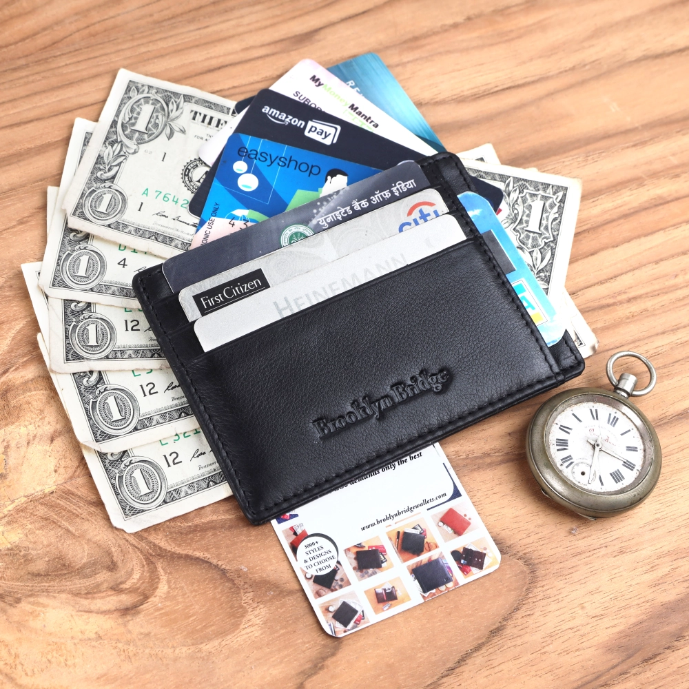RFID Protected Card Holder – Slim Front Pocket Wallet - Image 4