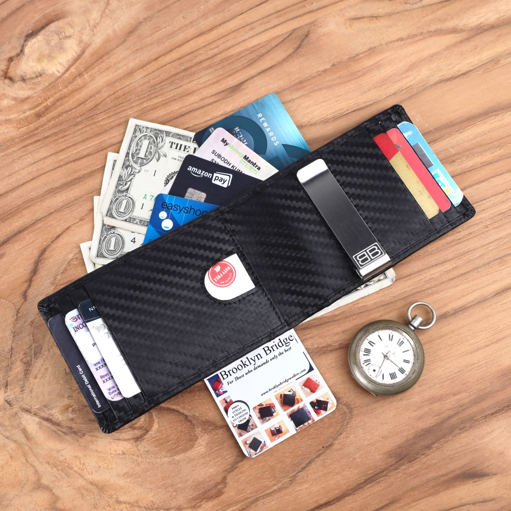 RFID Protected Money Clip Wallet for Men with Card Holder - Image 5