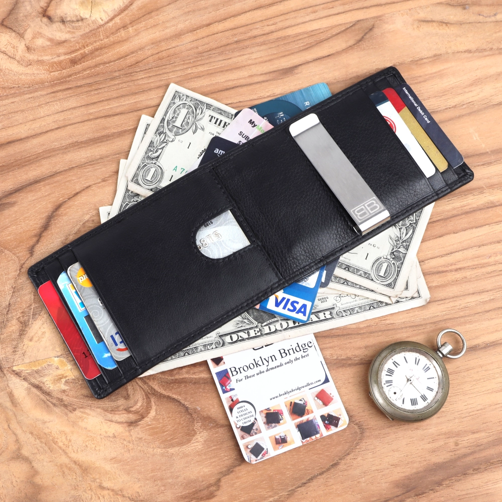 RFID Money Clip Wallet for Men | Slim Card Holder Wallet - Image 5