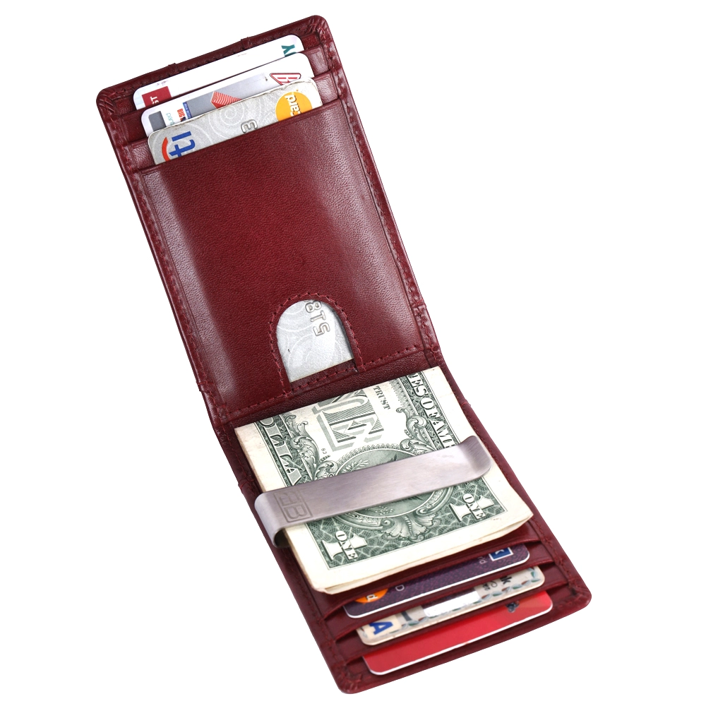 RFID Protected Leather Money Clip Wallet for Men | Slim - Image 22