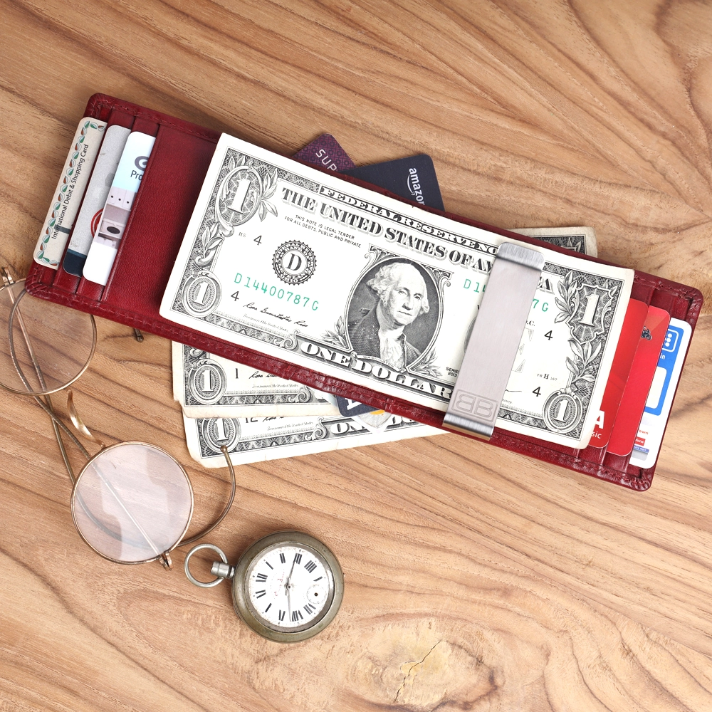RFID Protected Leather Money Clip Wallet for Men | Slim - Image 20