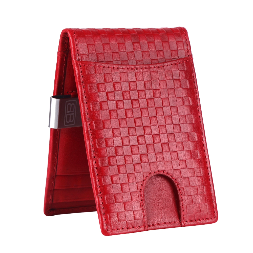 RFID Protected Leather Money Clip Wallet for Men - Image 6