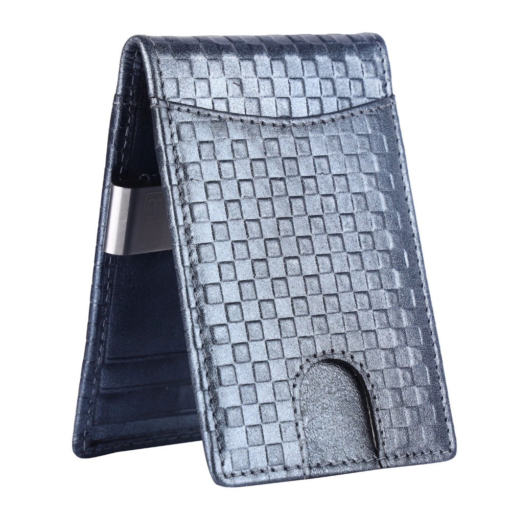 RFID Protected Leather Money Clip Wallet for Men - Image 2