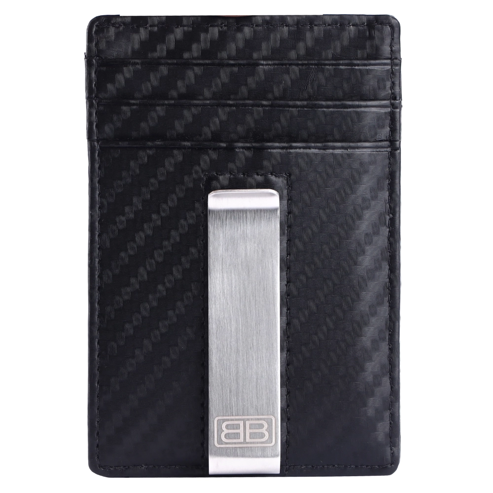 Minimalist RFID Protected Card Holder with Metal Clip - Image 7