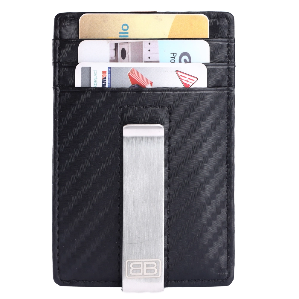 Minimalist RFID Protected Card Holder with Metal Clip - Image 5