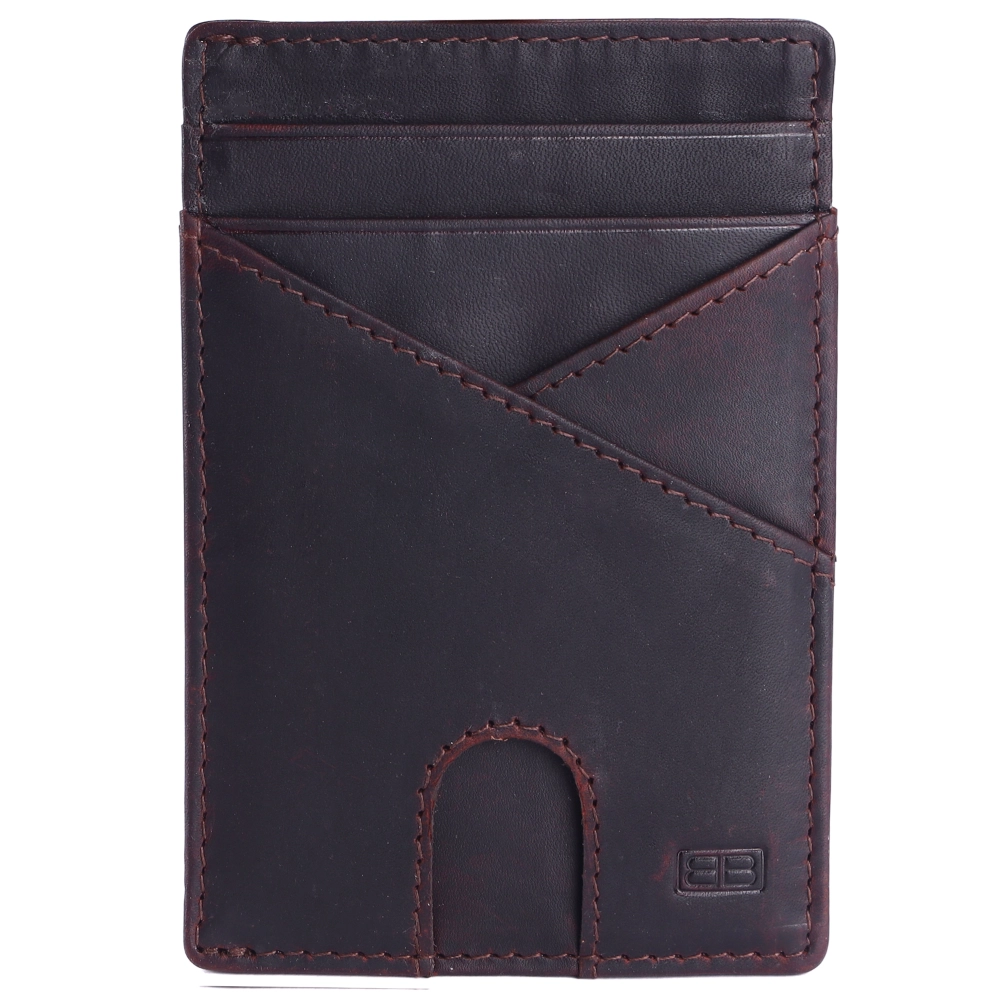 Slim RFID Card Holder Wallet | Leather Credit Card Case - Image 5