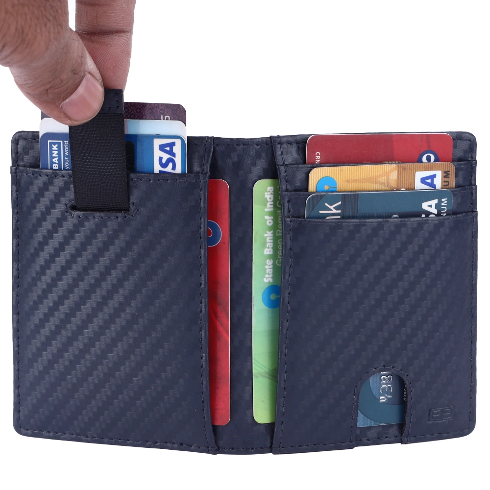 RFID Protected Pull Strap Card Holder Wallet for Secure Access - Image 8