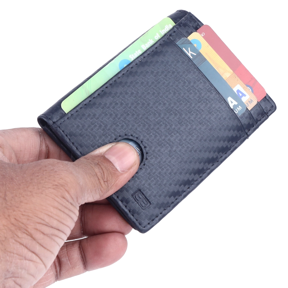 RFID Protected Pull Strap Card Holder Wallet for Secure Access - Image 9