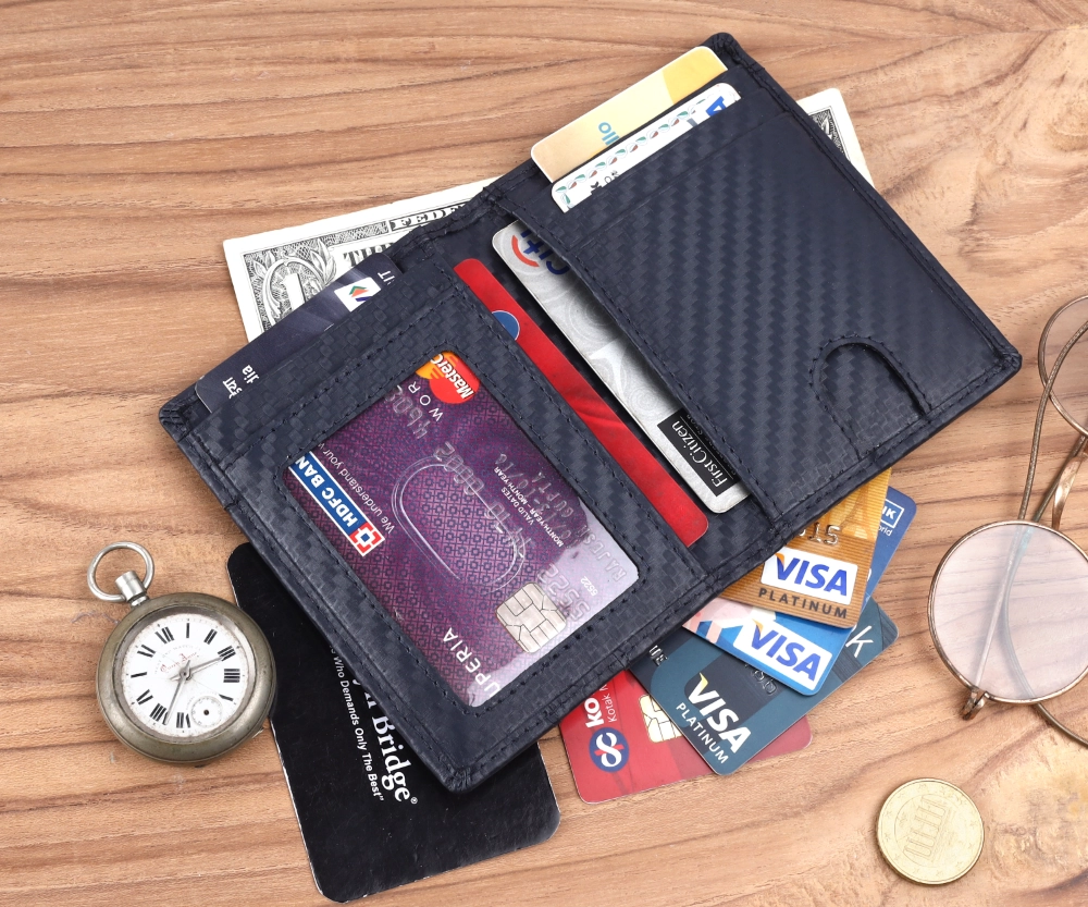 RFID Protected Pull Strap Card Holder Wallet for Secure Access - Image 11