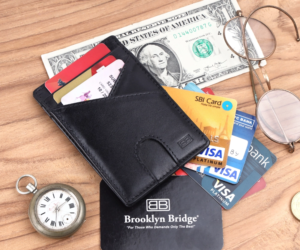 RFID Protected Slim Card Holder Wallet with Easy Access - Image 7