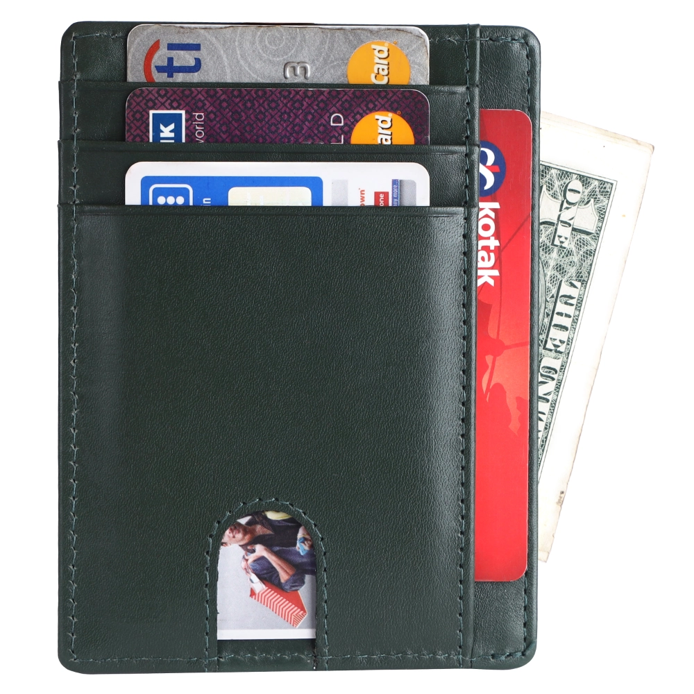 RFID Protected Genuine Leather Card Holder for Daily Use - Image 9