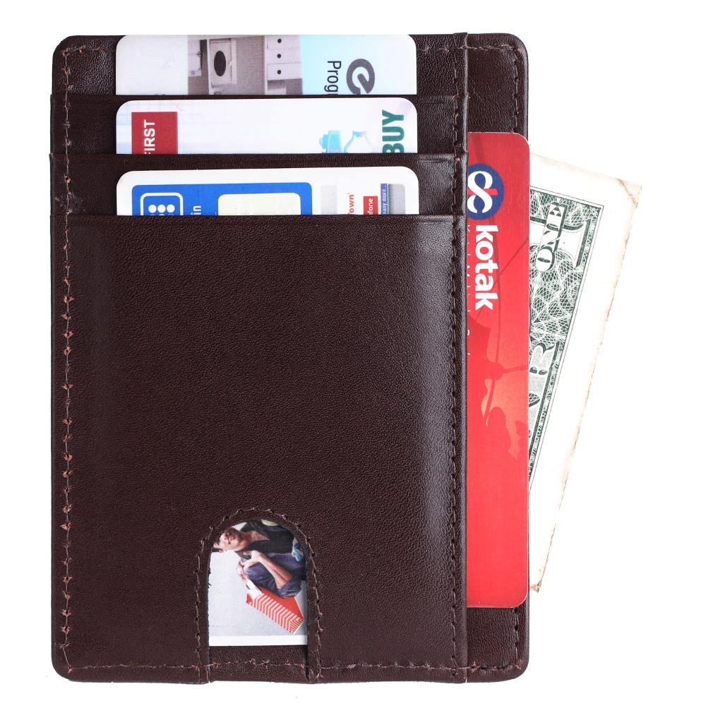 RFID Protected Genuine Leather Card Holder for Daily Use - Image 15