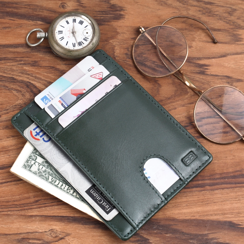 RFID Protected Genuine Leather Card Holder for Daily Use - Image 7