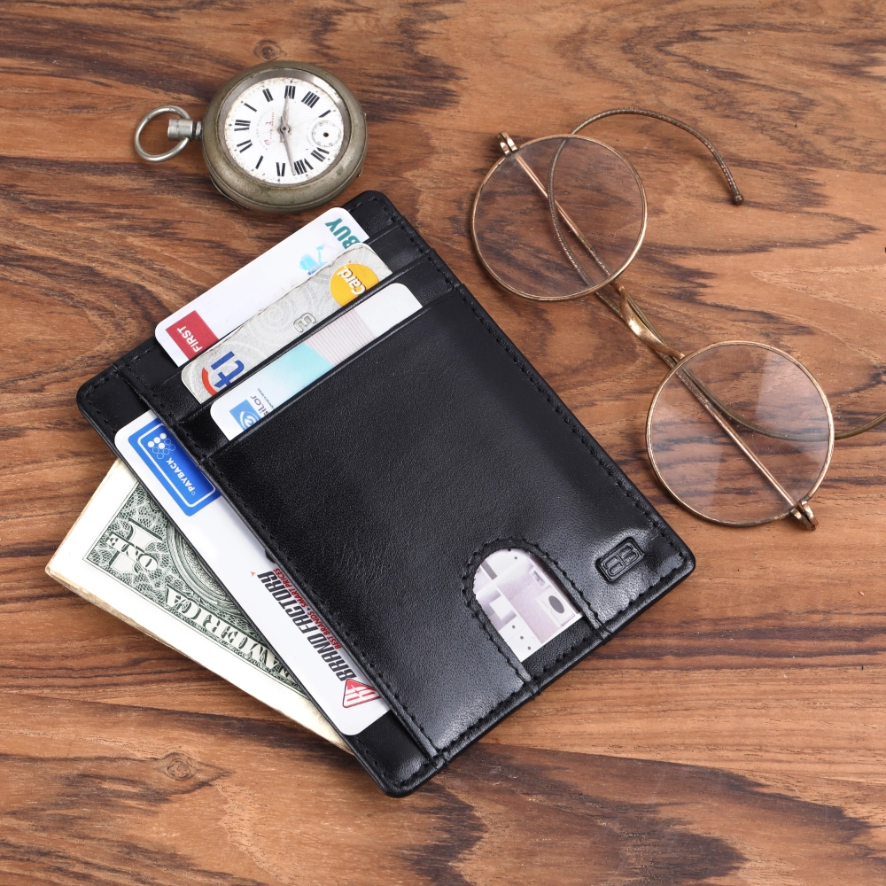 RFID Protected Genuine Leather Card Holder for Daily Use - Image 16