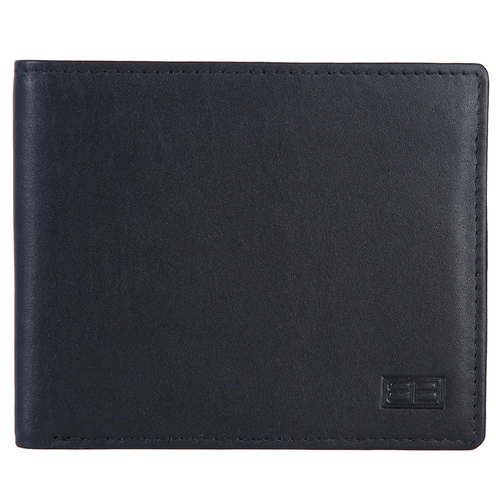 Men's RFID Protected Leather Bifold Wallet with Coin Slot - Image 2