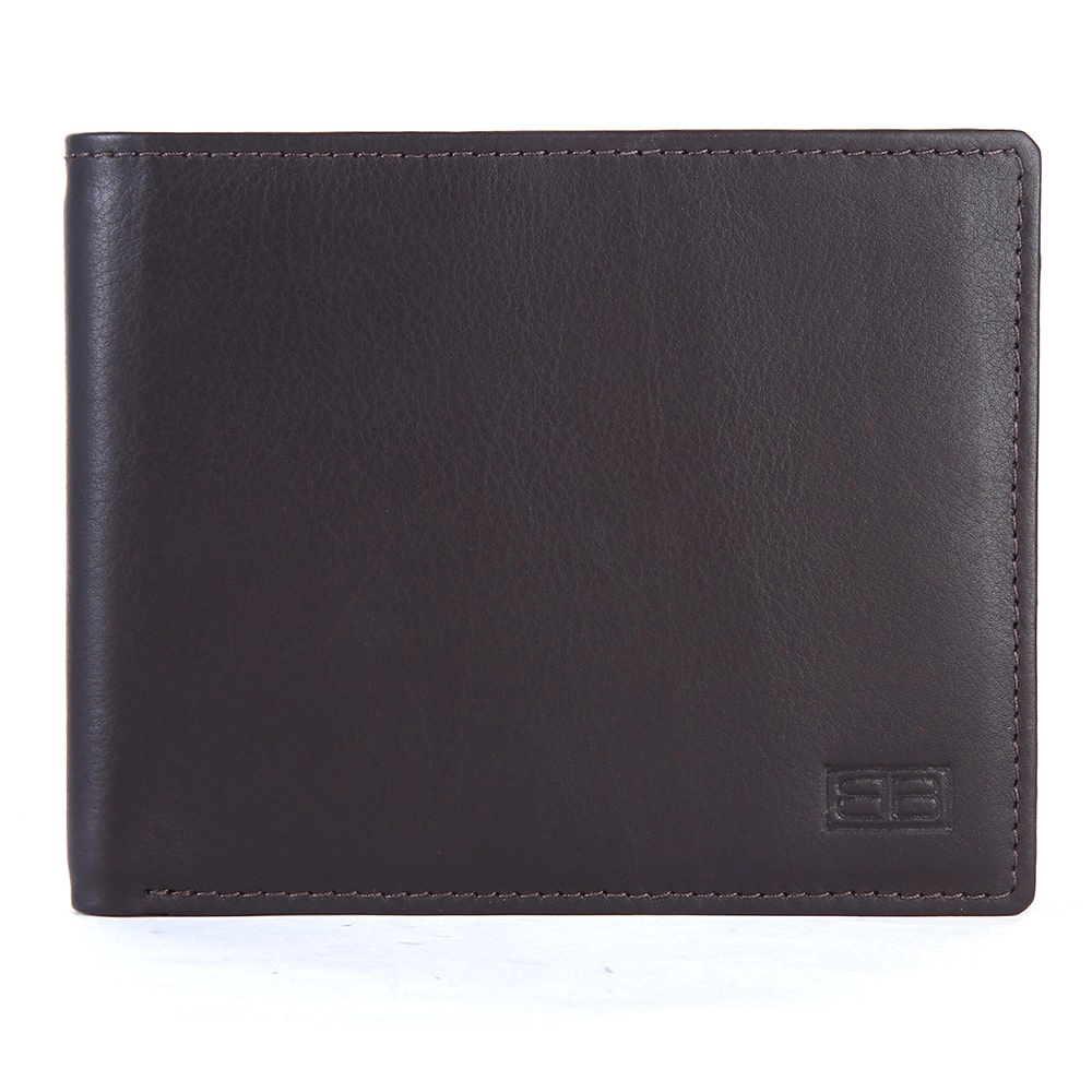 Men's RFID Protected Leather Bifold Wallet with Coin Slot - Image 5