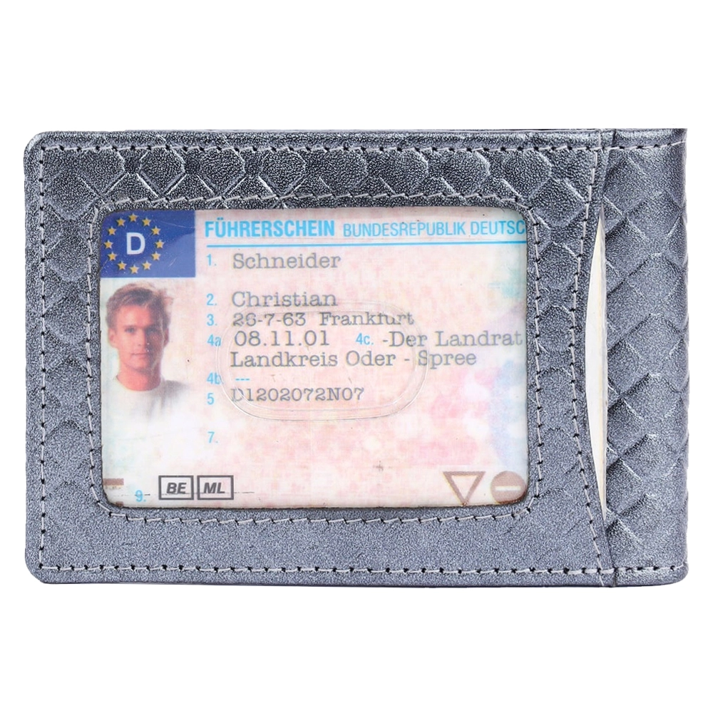 Slim RFID Money Clip Wallet | Leather Card Holder for Men - Image 16