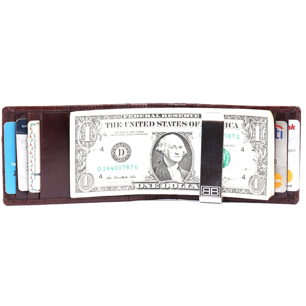 Slim RFID Money Clip Wallet | Leather Card Holder for Men - Image 11